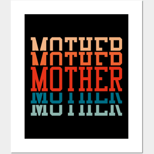 Mother In Sport Style And Retro Colors Posters and Art